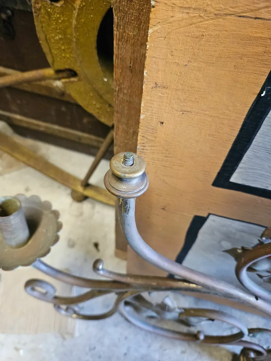 Vintage Antique Brass Candle Holder - Image 4