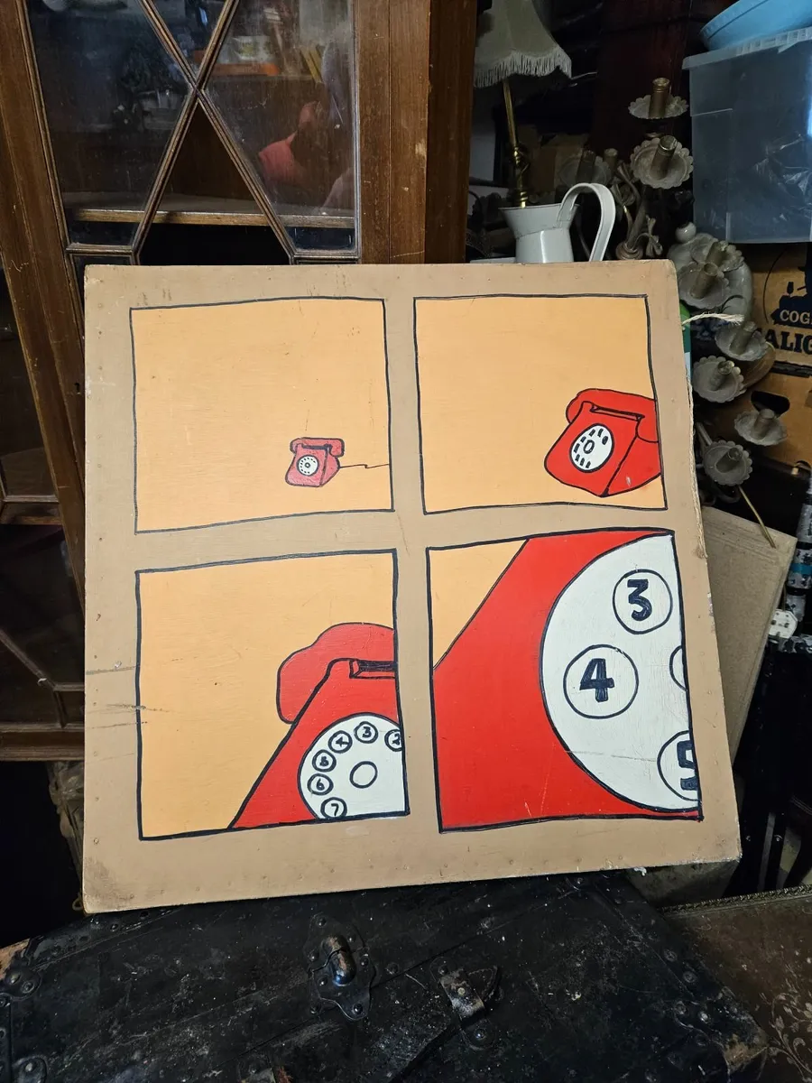 Vintage Oil on Board - Image 1