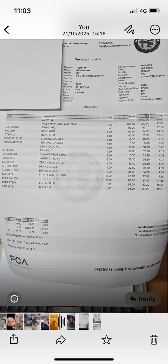 Alfa Romeo GT 1.9 JTD Diesel - Image 3