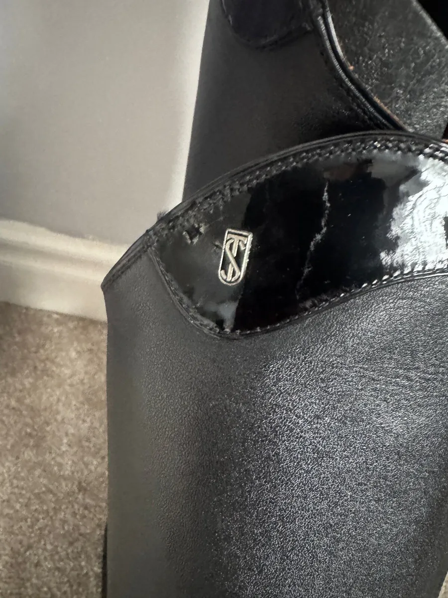 Leather riding boots Medici field - Image 2