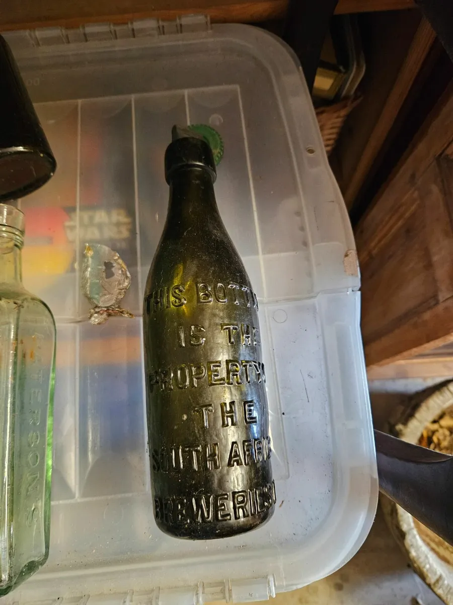 Vintage South Africian Brewery Bottle - Image 1