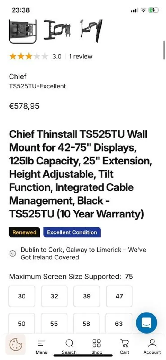 Chief wall mounts - Image 1