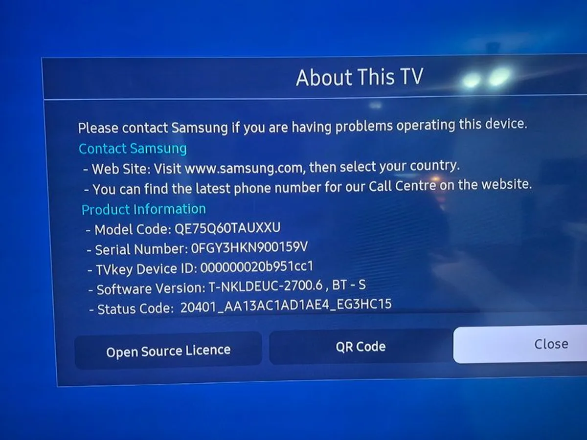 Samsung 75inch QLED Q60D 4K Smart TV - Image 3