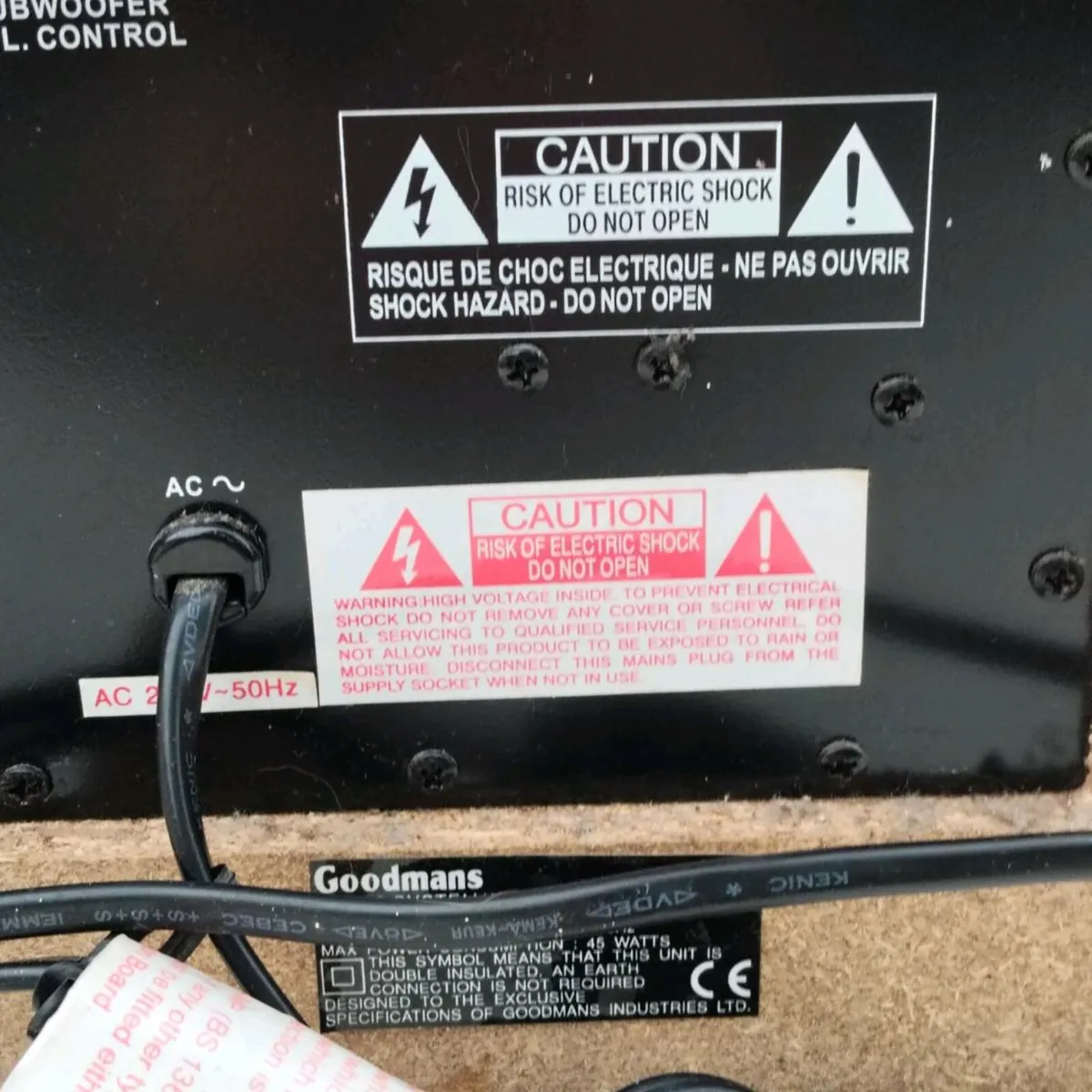 Goodmans Speakers,and music System - Image 3