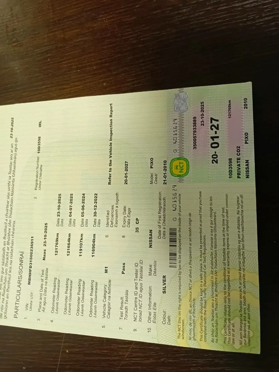 Nissan Pixo 2010 1.0, nct 01/27,tax 01/26 - Image 4