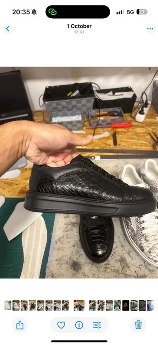 Python leather slippers - Image 3