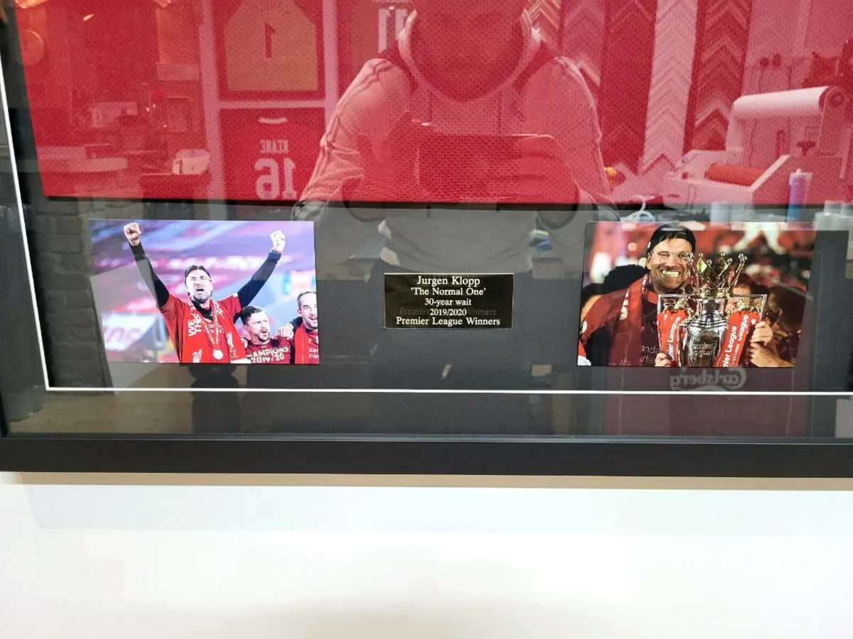 Jurgen Klopp Framed Signed 2019/20 LIVERPOOL Shirt - Image 3
