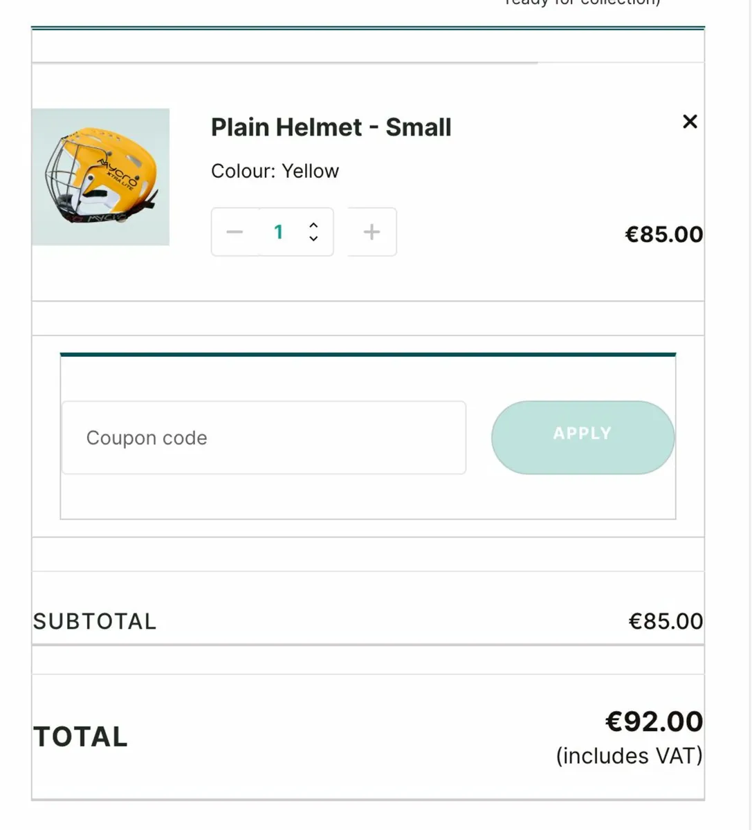 Mycro Hurling Helmet Size 51cm - A7 small - Image 2