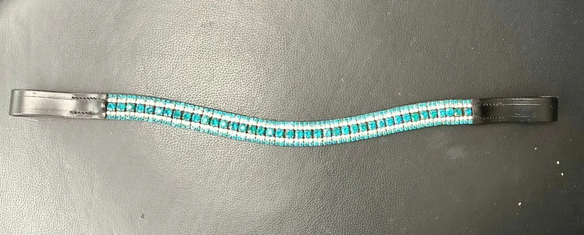 Crystal browband for Horses full size 16" NEW - Image 2