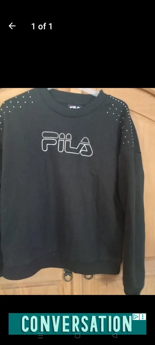 Ladies fila sweatshirt size 10