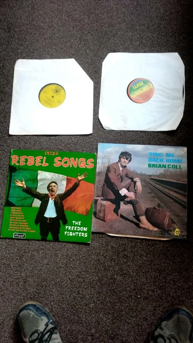 10. Vintage Irish vinyl LP's - Image 2