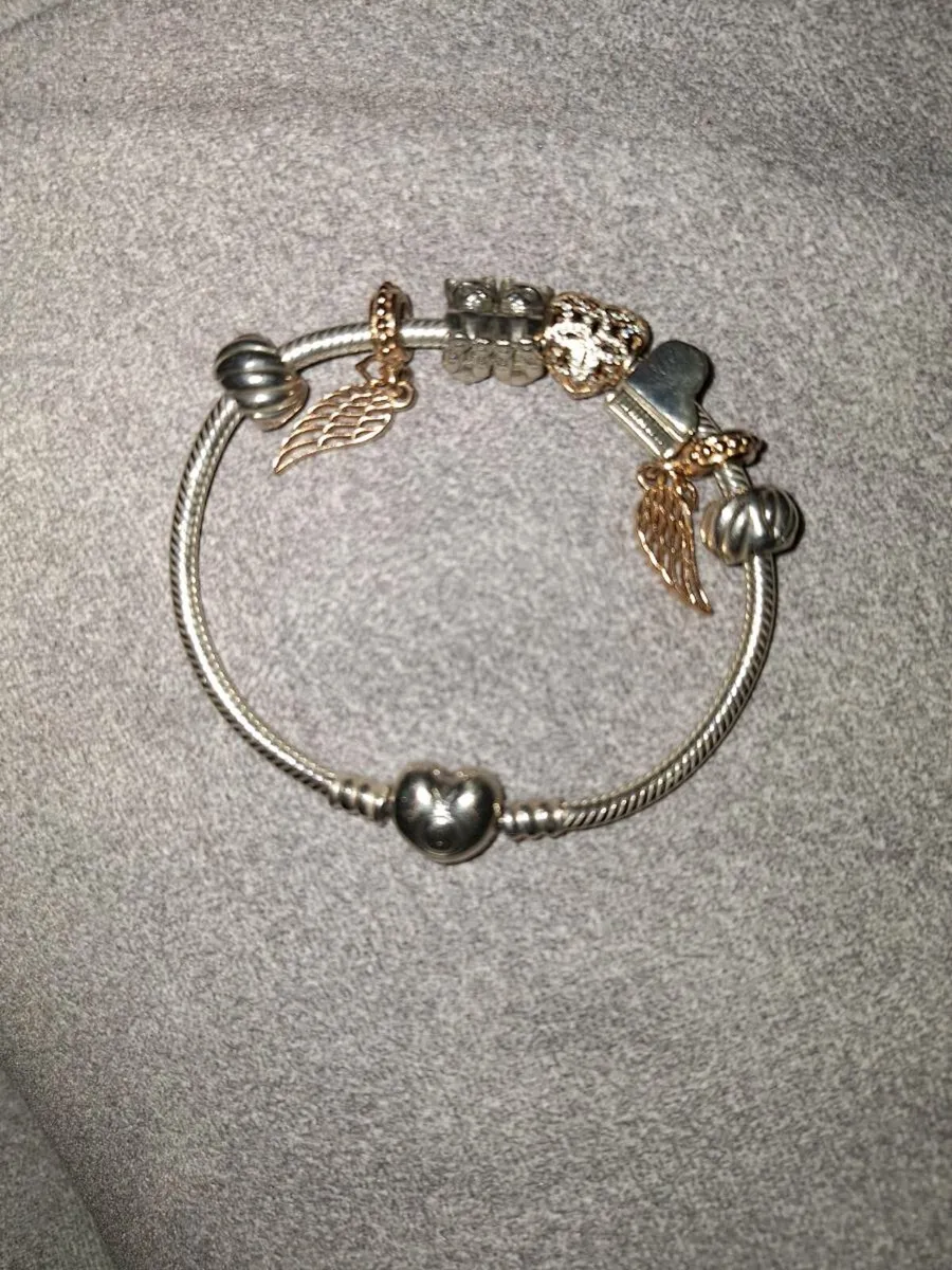 Pandora Bracelet and Charms - Image 2