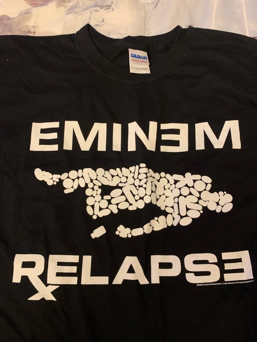 Eminem t shirt  lager and xl - Image 3