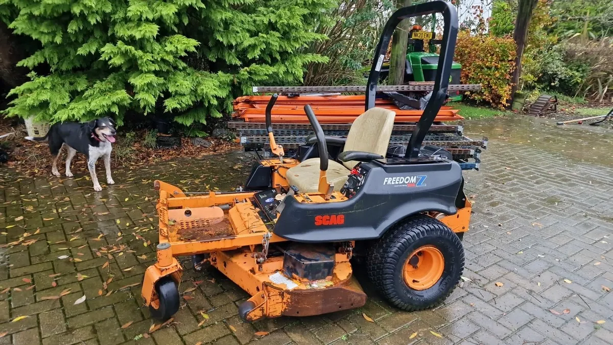 Scag zero turn ride on mower lawnmower - Image 1