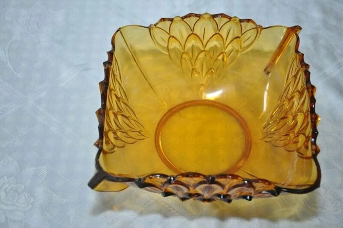 Art deco amber bowl - Image 4
