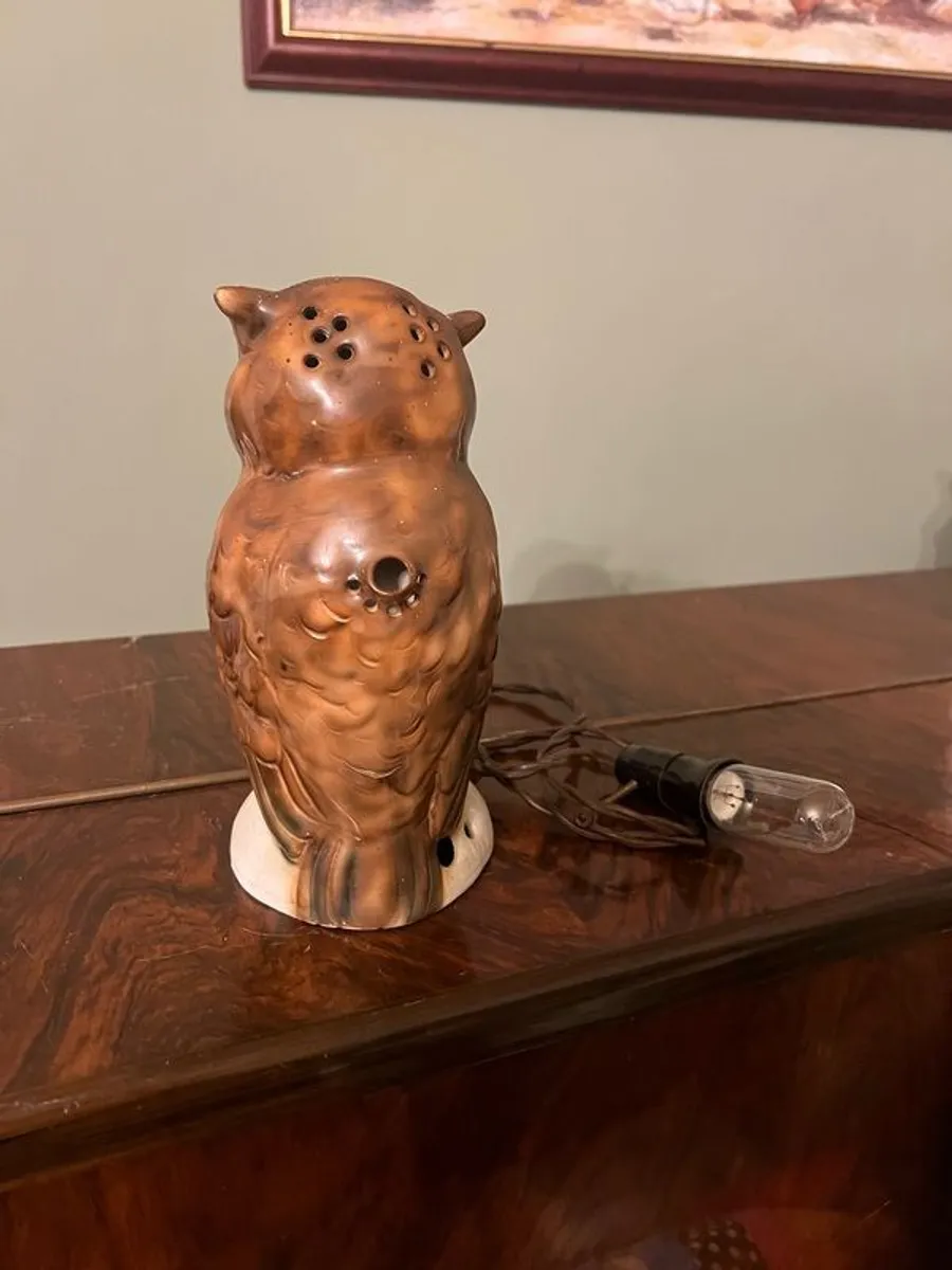Antique Owl lamp - Image 4