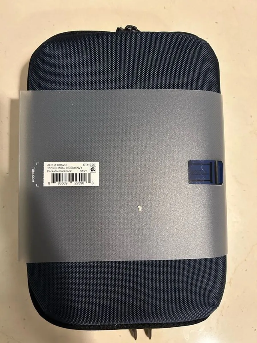 Tumi Alpha Bravo foldable backpack - Image 1