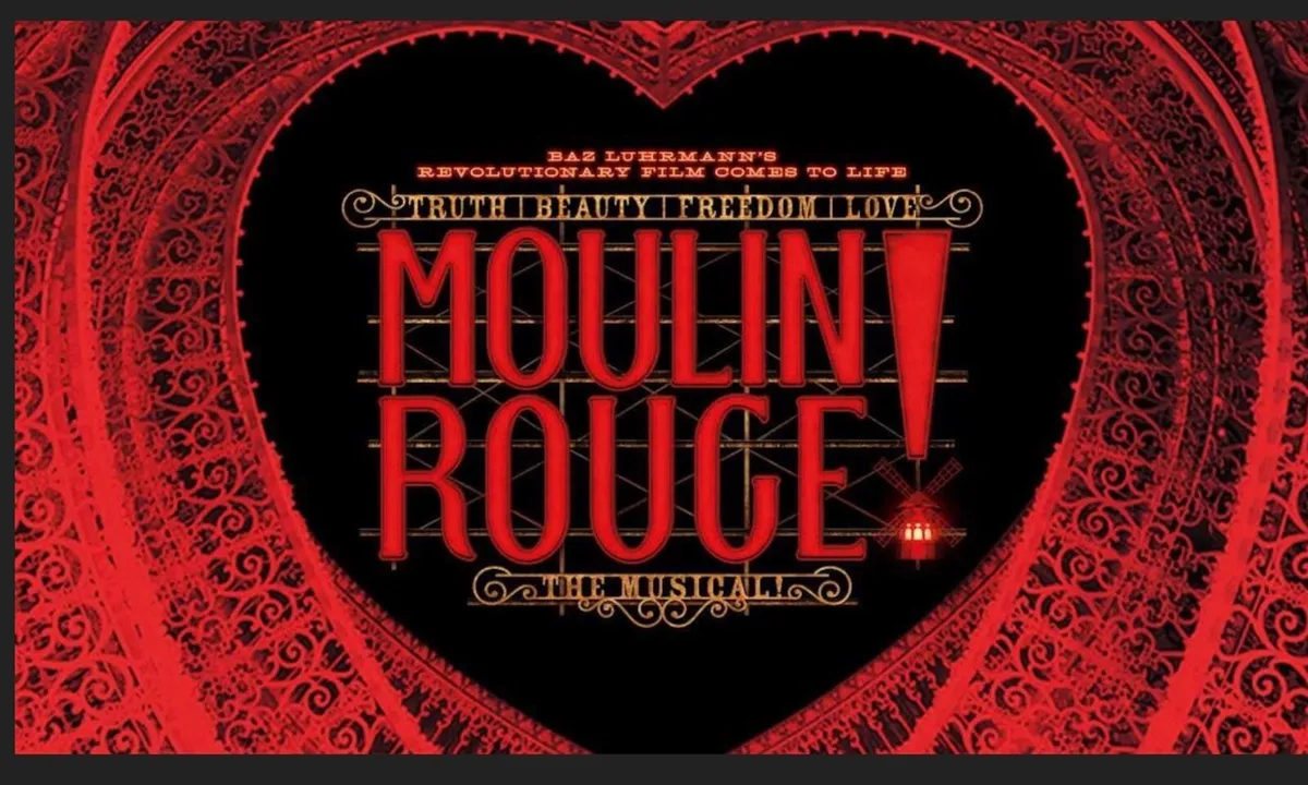 3 x Front Row balcony  MOULIN ROUGE! THE MUSICAL - Image 1