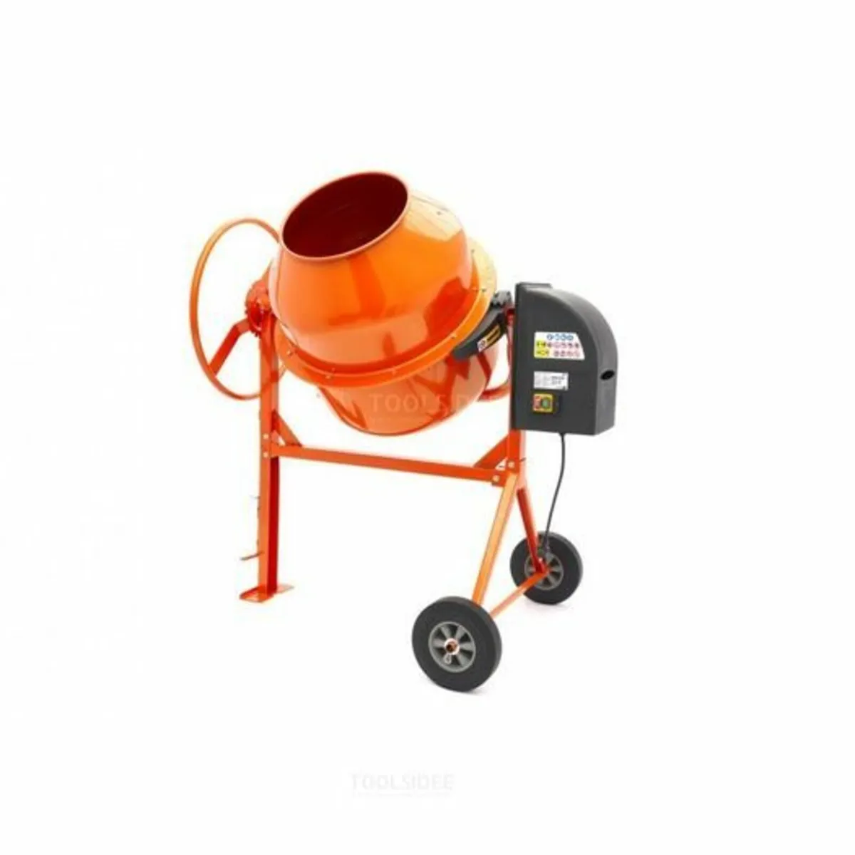 200L Electric Concrete Mixer Heavy Duty Cement & M - Image 2