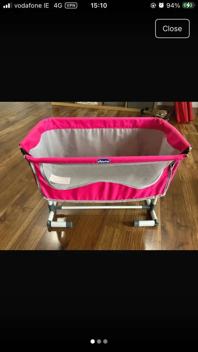 Chicco Junior Next2You Dolls Crib - Image 1