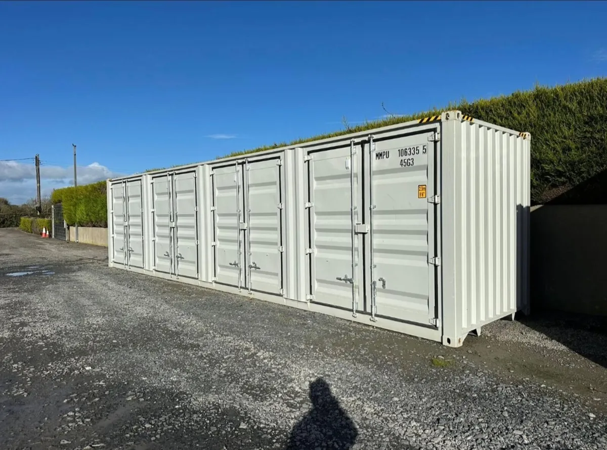 Open Side 40FT High Cube Shipping Container - Image 1