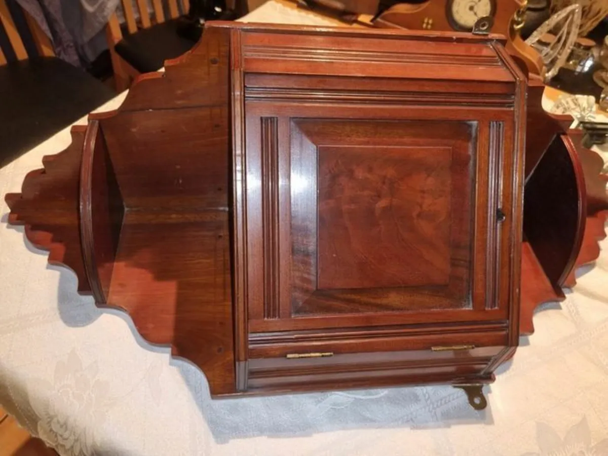 Vintage corner wall cabinet - Image 2