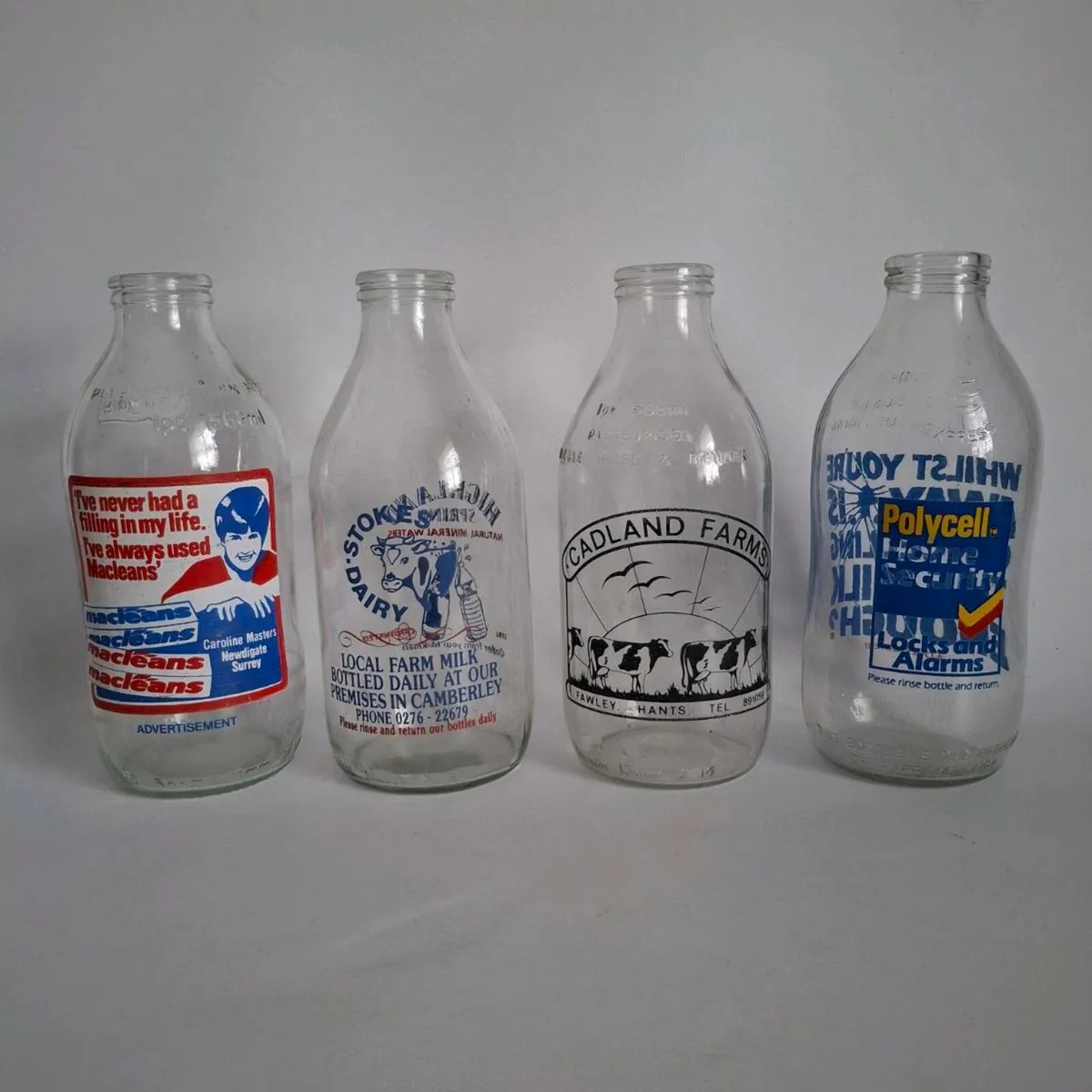 1980's Milk Bottles - Image 2