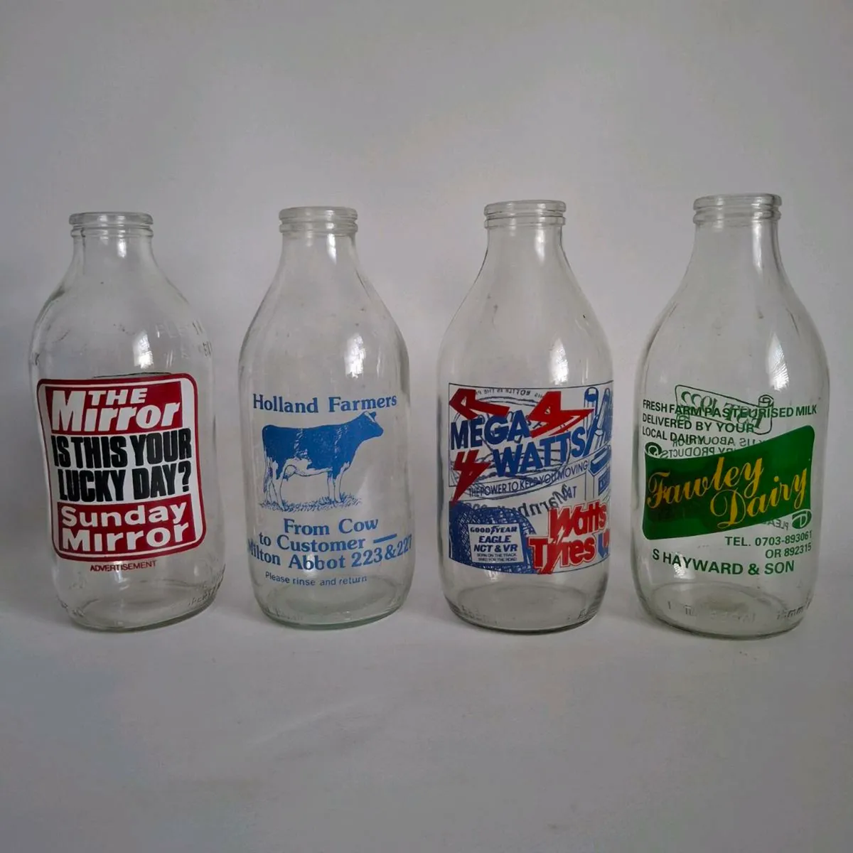 1980's Milk Bottles - Image 3