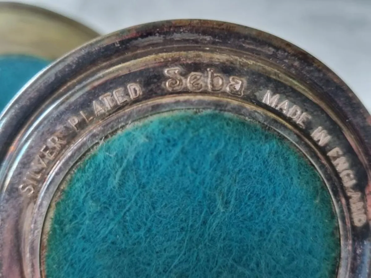 Three vintage silver plated pieces set - Image 4