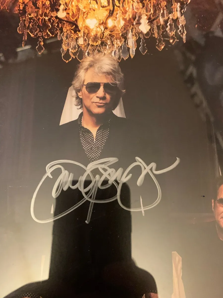 Signed Bon  Jovi - Image 2