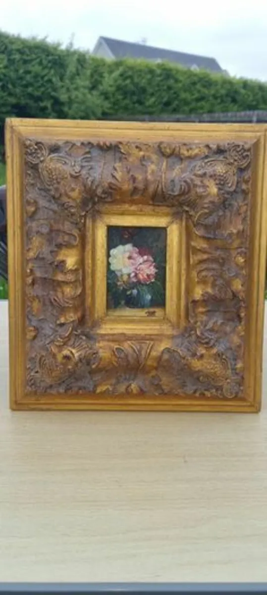 Miniature in a rich gilded frame - Image 1