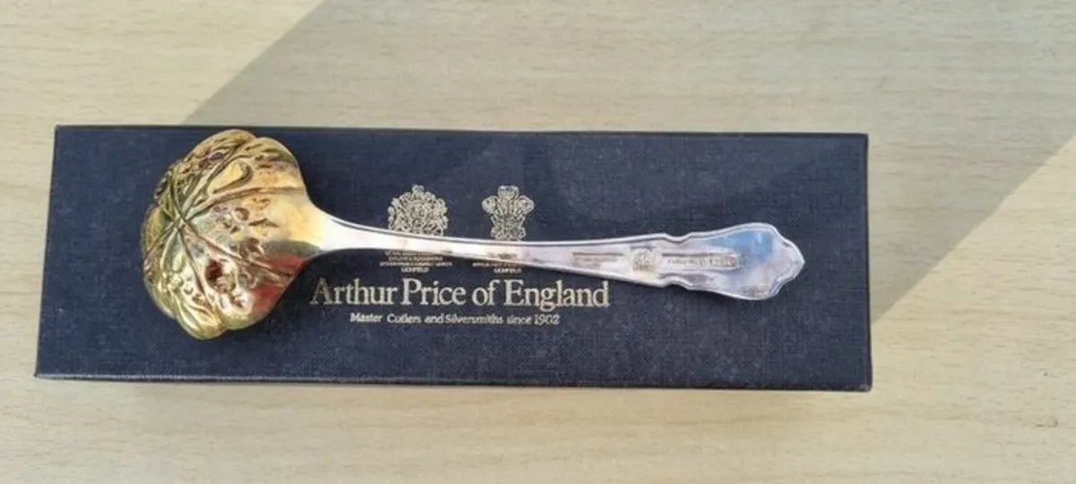 Arthur Price of England vintage gold plated spoon - Image 3
