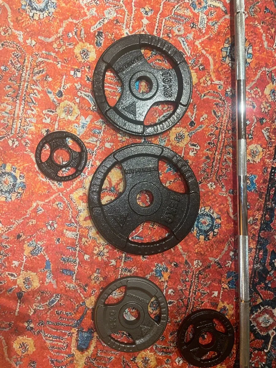 Olympic barbell, With weights - Image 2