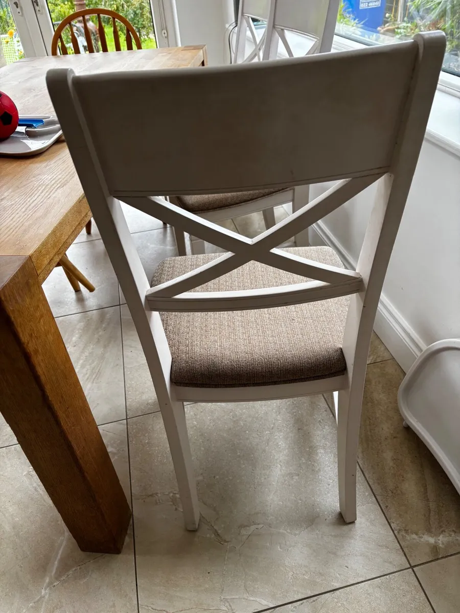 4 Dining chairs & 1 rocking chair - Image 2