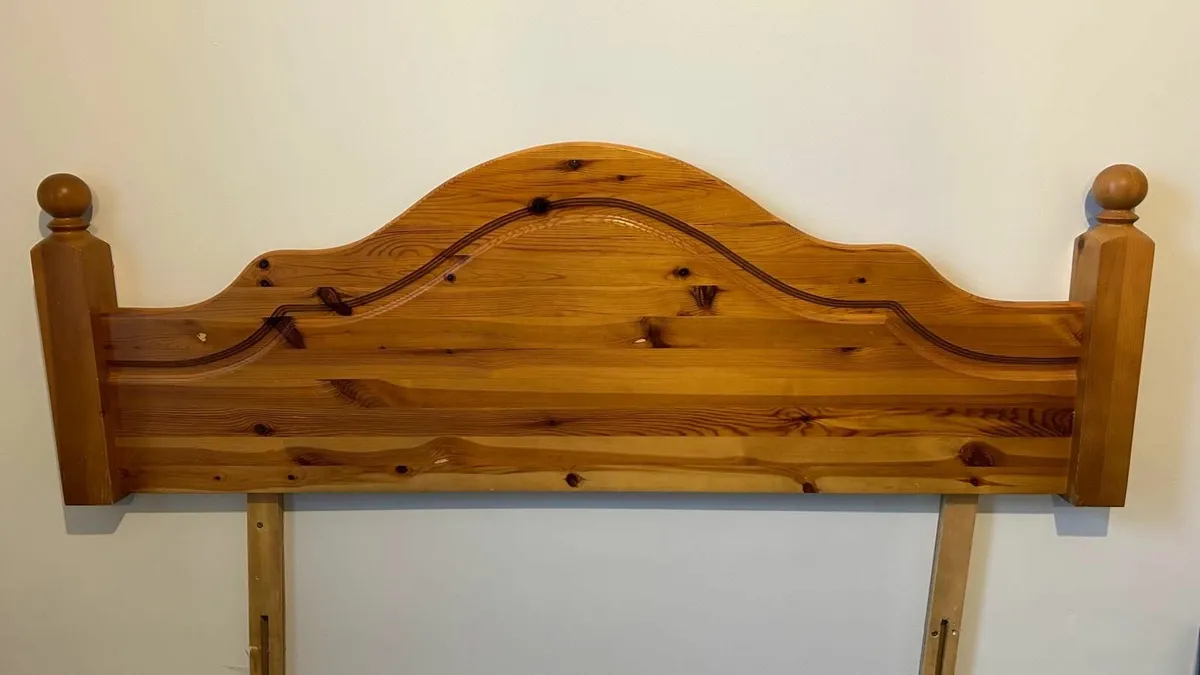 Pine Double Headboard