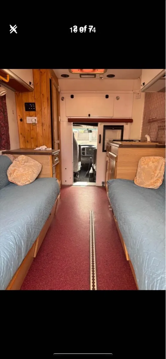 Ambulance converted into a camper and a bmw 645ci - Image 4