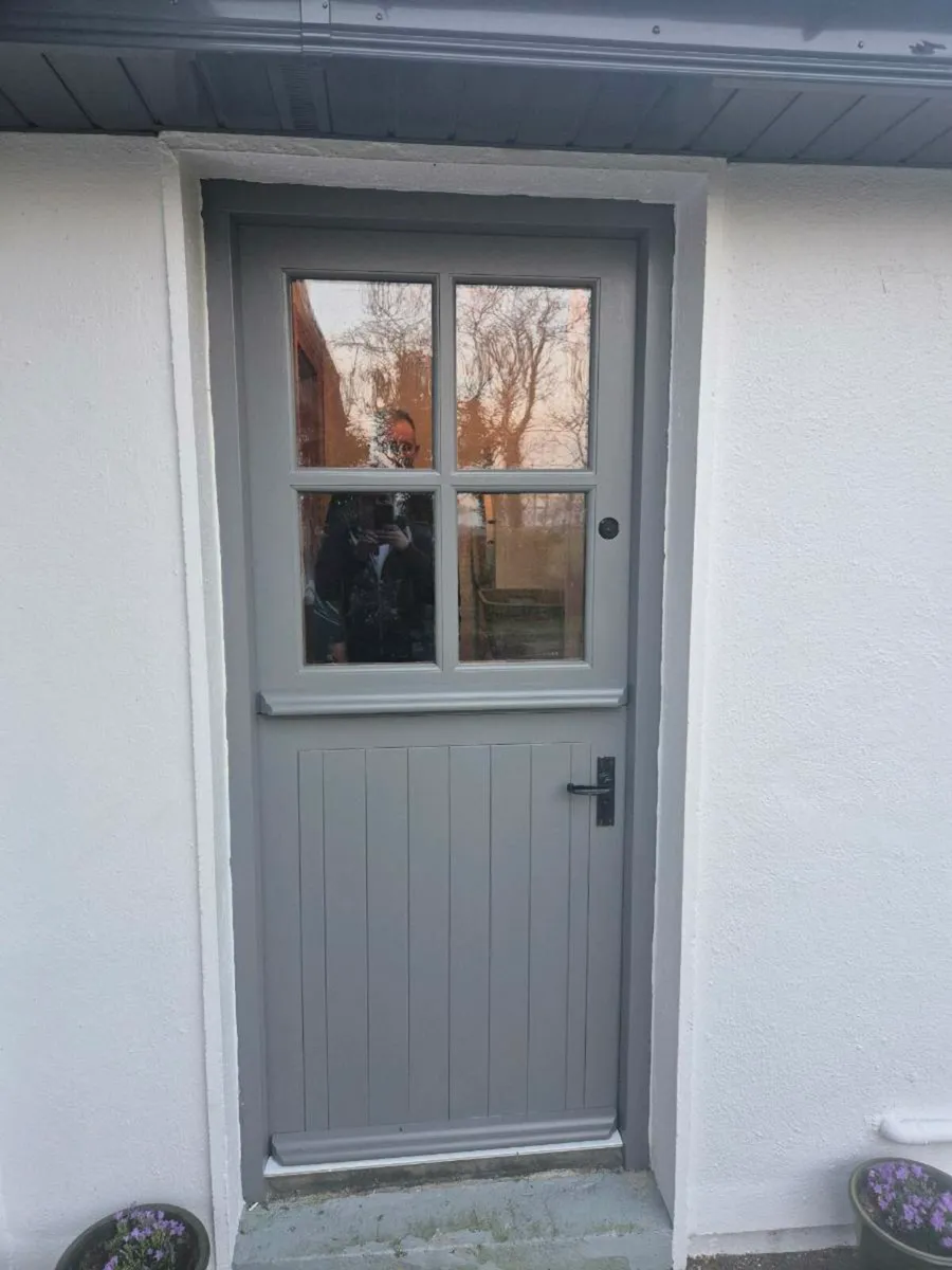 Irish Made Solid Hardwood Cottage Half Doors - Image 1