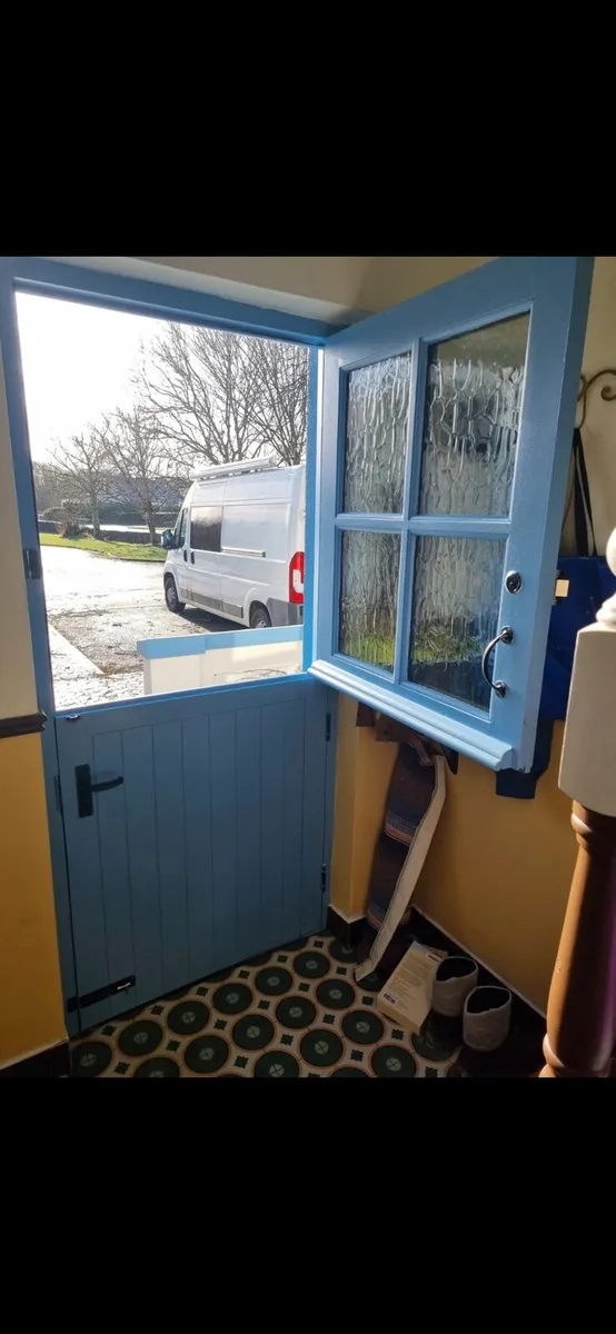 Irish Made Solid Hardwood Cottage Half Doors - Image 3