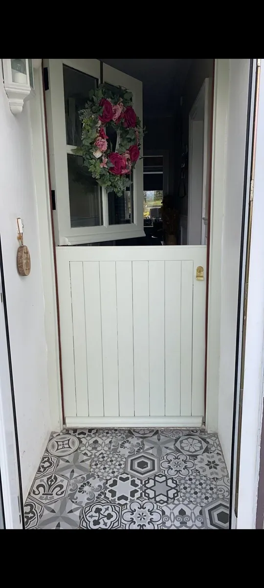 Irish Made Solid Hardwood Cottage Half Doors - Image 1