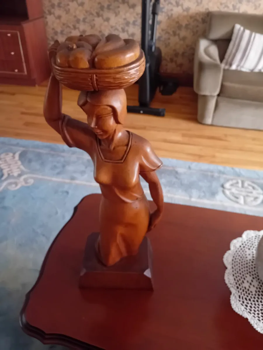 Wooden statue