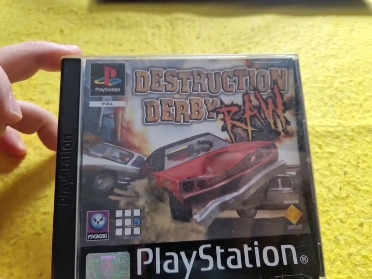 Destruction Derby Raw PlayStation1 Ps1 PlayStation2 Ps2 games Original - Image 1
