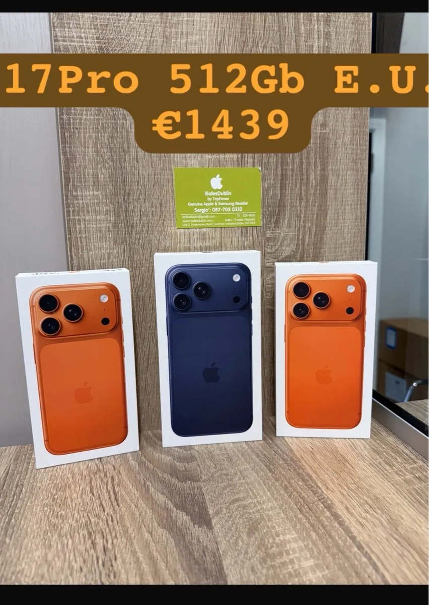 iPhone 17 Pro 512Gb Silver New! Irish stock! - Image 1