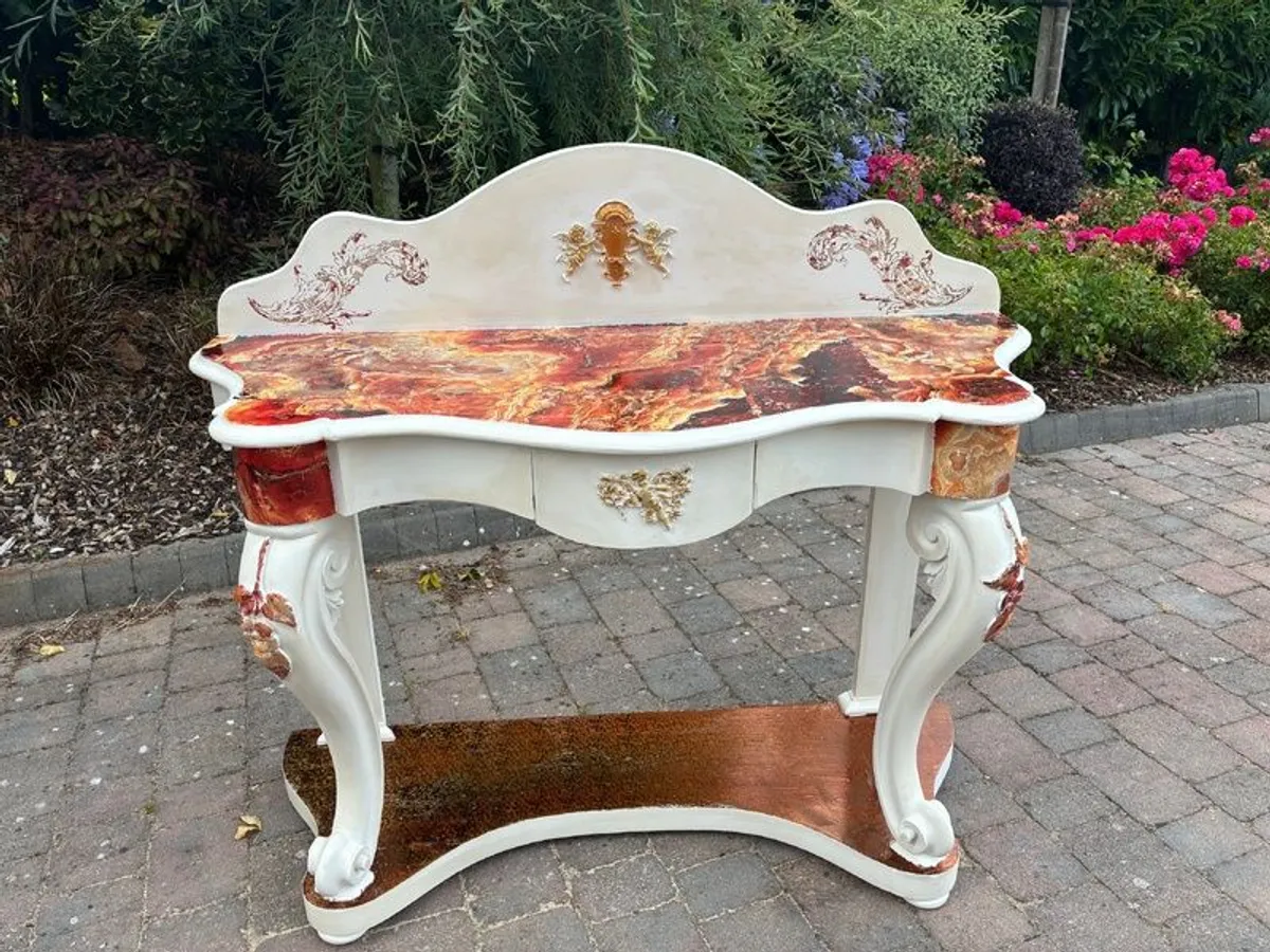 Mahogany Console Table - Image 1