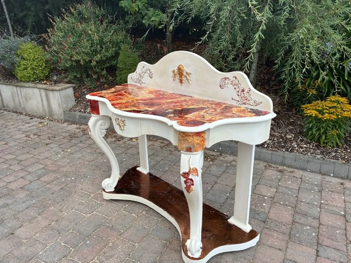 Mahogany Console Table - Image 2