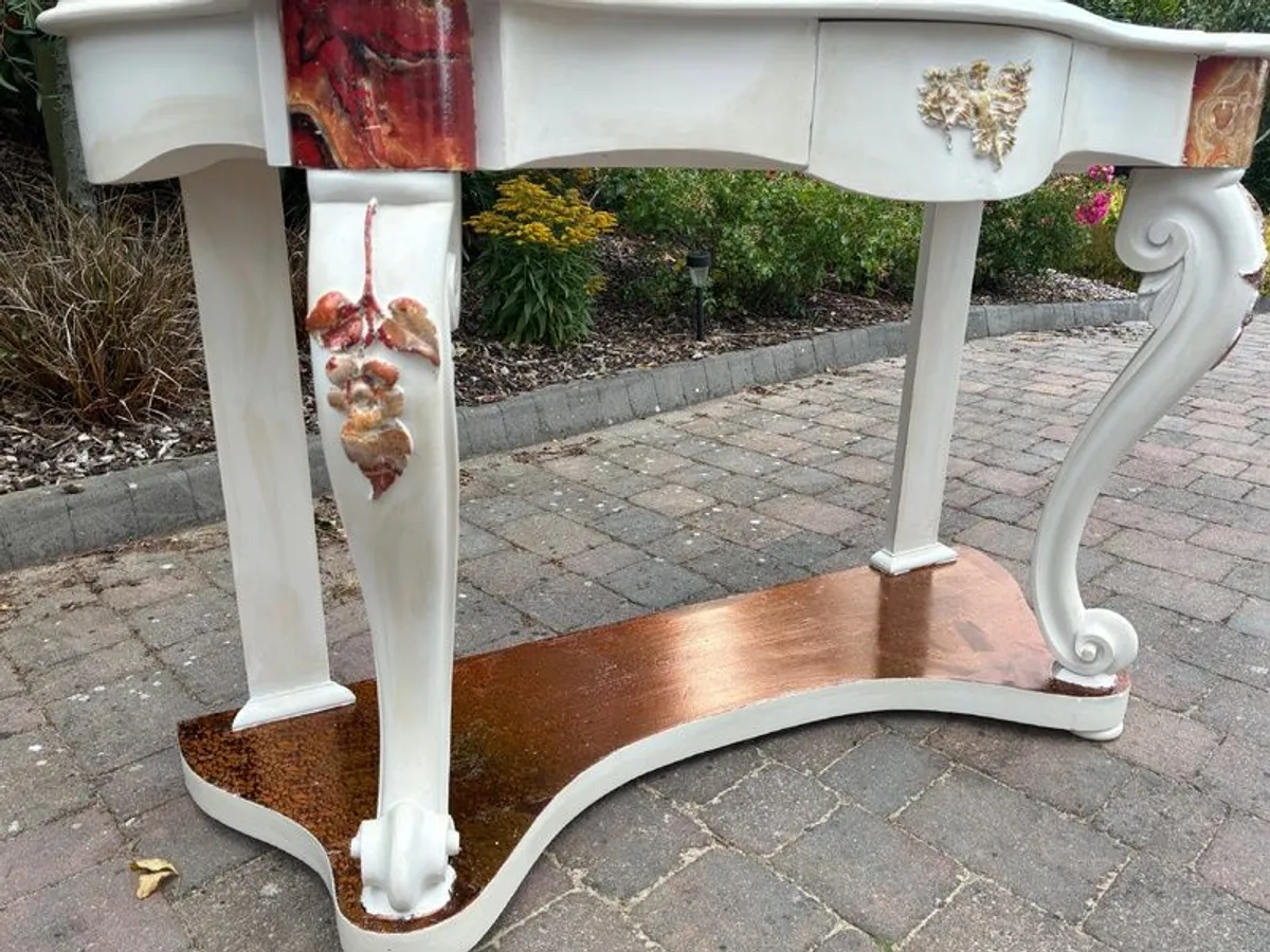 Mahogany Console Table - Image 4