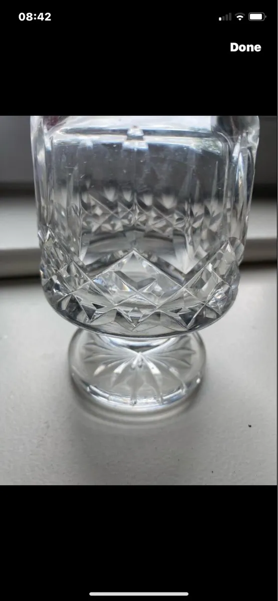 Vintage Waterford Crystal Condiment Jar - Image 2