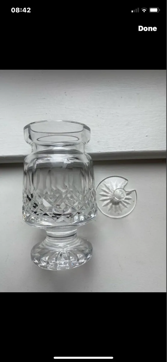 Vintage Waterford Crystal Condiment Jar - Image 4