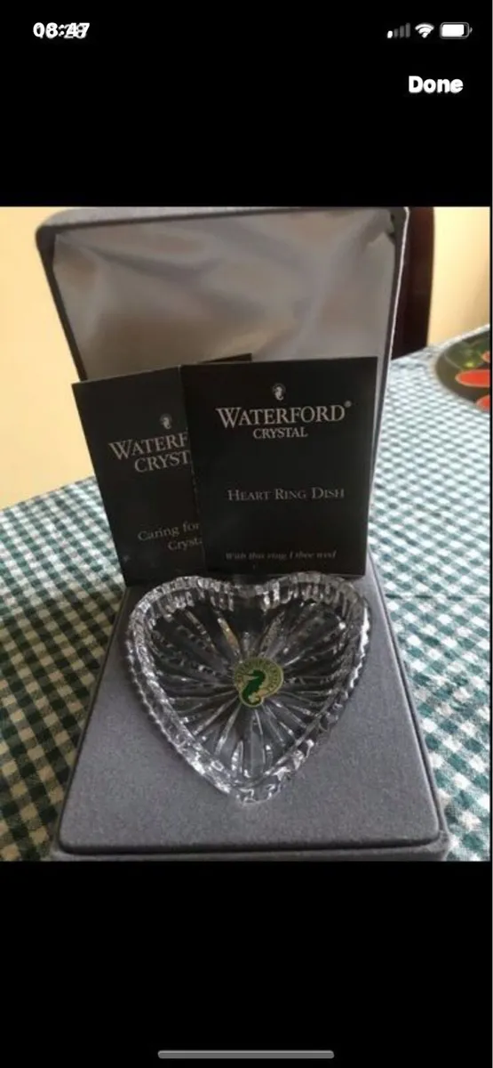 Vintage Waterford Crystal Ring Dish - Image 1