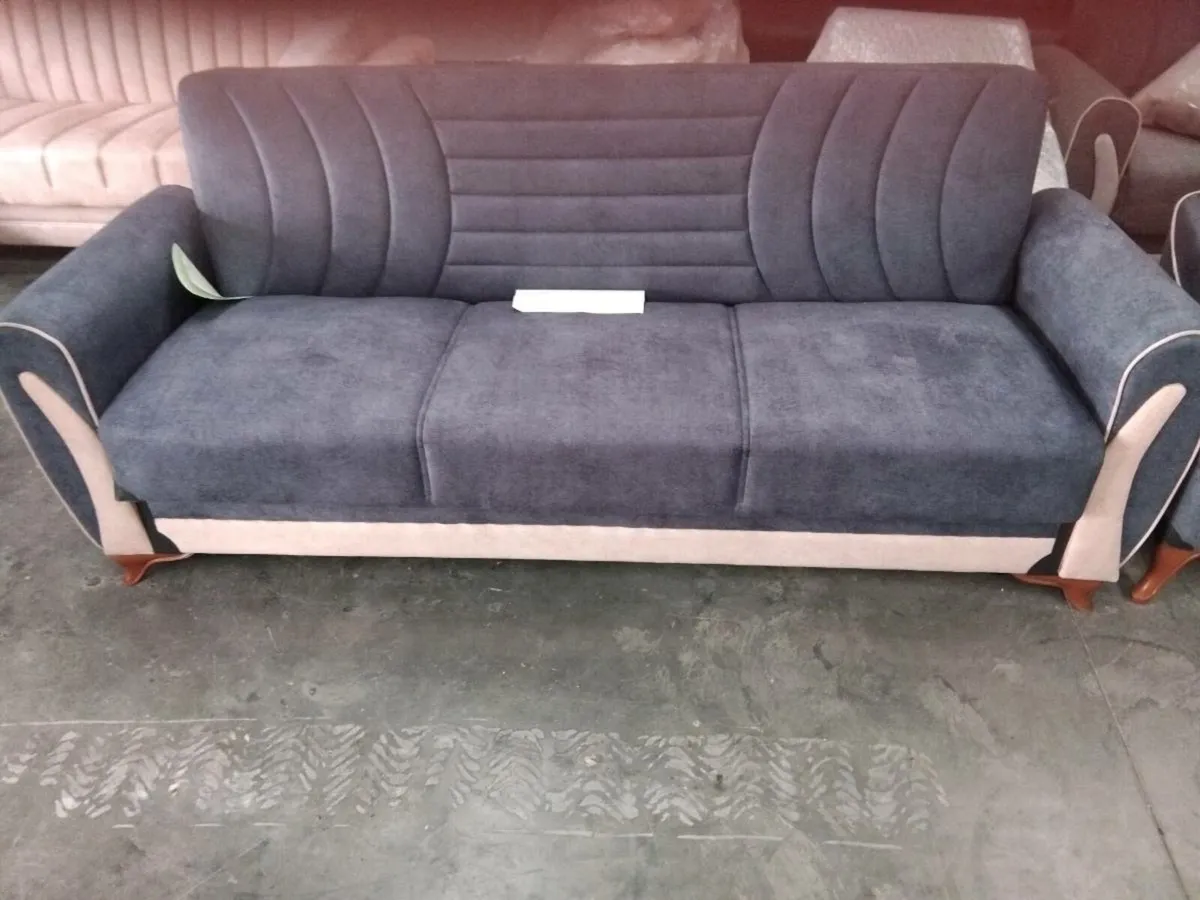 Gray sofa bed with storage 7 ft