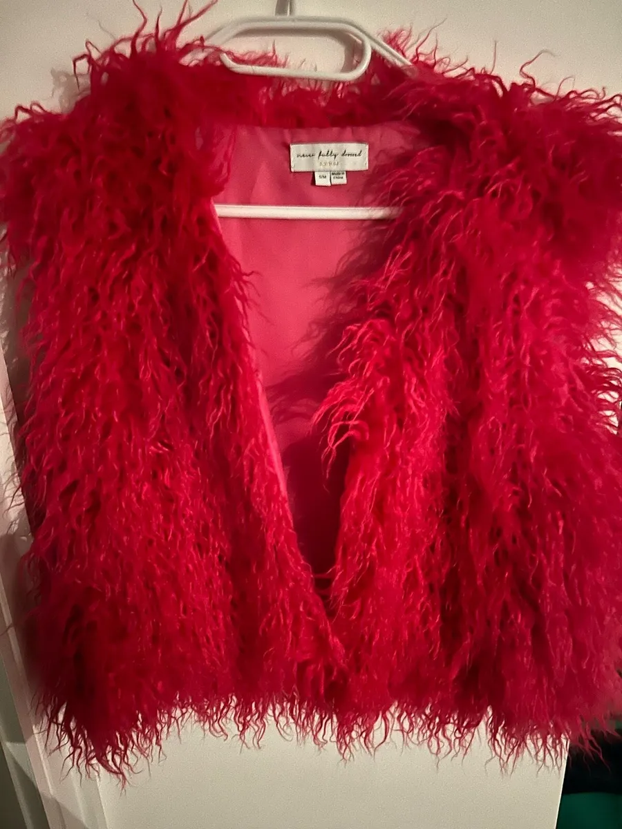 Never Fully Dressed Pink Gilet - Image 1